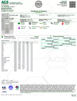 25mg HHC Capsules - 60ct - Chill Extreme 1