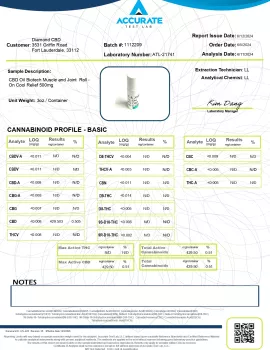 500mg CBD Muscle and Joint Roll-On - 3oz - Biotech CBD