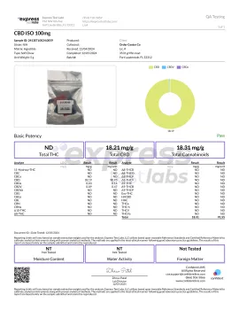 100mg CBD Isolate Gummies - Chill