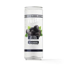 300mg Blackberry THC Seltzer - D8 Nano - Fresh