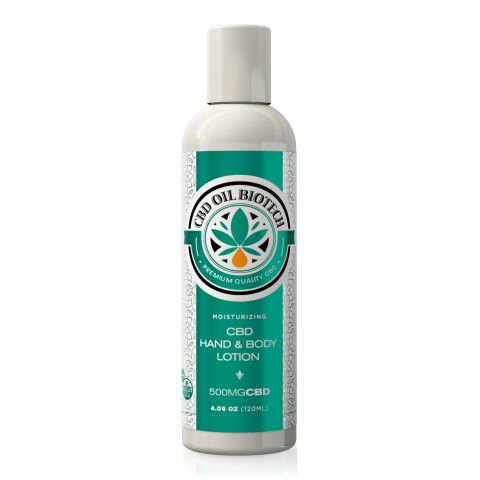 500mg - CBD Hand & Body Lotion - Biotech CBD - Thumbnail