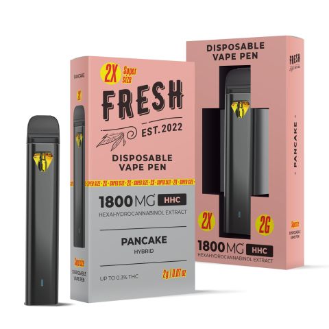 1800mg HHC Vape Pen - Pancakes - Hybrid - 2ml - Fresh - Thumbnail 1