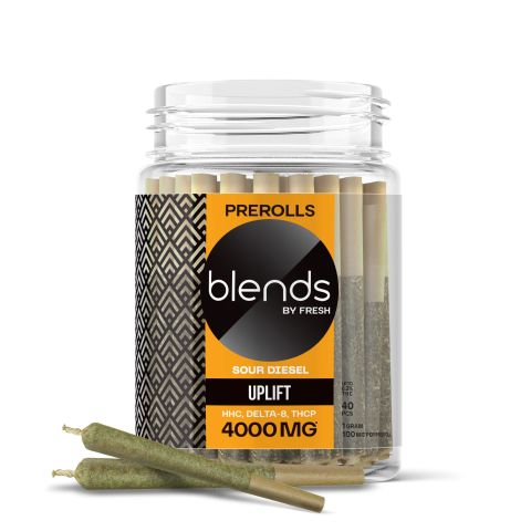 Uplift Blend - 1g Sour Diesel Pre-Rolls - 100mg HHC, D8, THCP - Blends - 40 Joints - Thumbnail 1