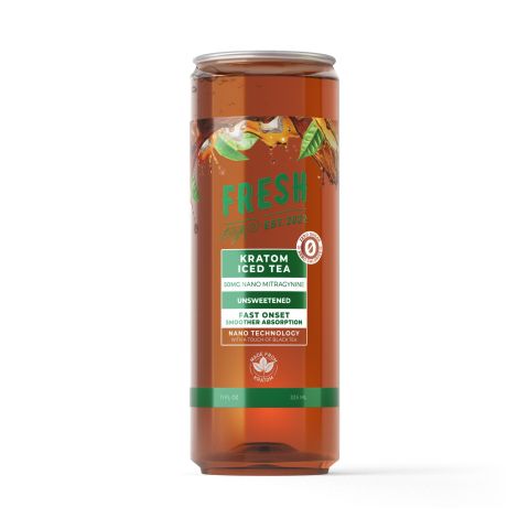 50mg Kratom Nano Iced Tea - Unsweetened - Fresh - Thumbnail 1