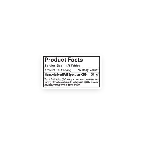 200mg Full Spectrum CBD Tablets - Berry Burst - Thumbnail 12