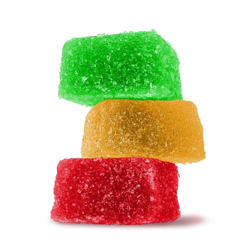 25mg D8 & D10 Gummies - Fruity Mix - Hyper - Thumbnail 1